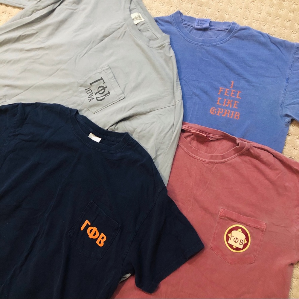 Blue Gamma Phi Beta Sorority T-Shirt $11